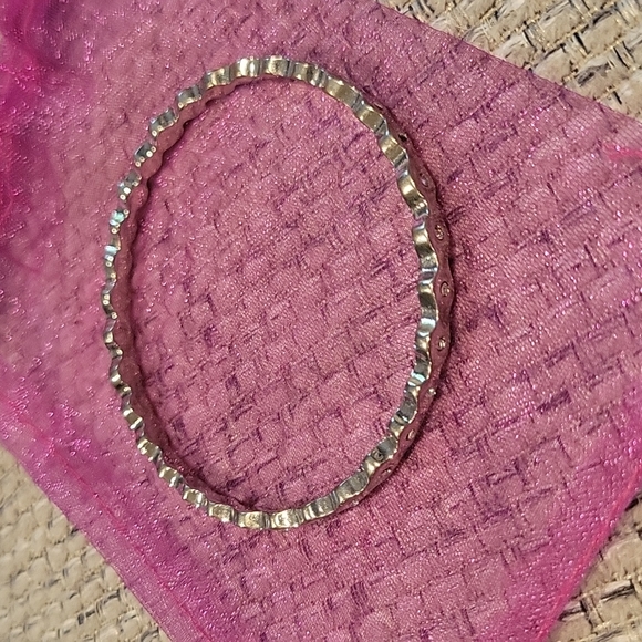 Silver Rhinestone Bracelet - Picture 2 of 3